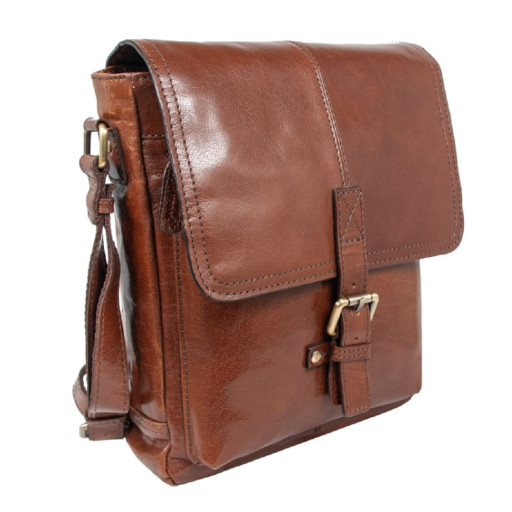Сумка чоловіча Ashwood Benjamin Chestnut (Каштановий)