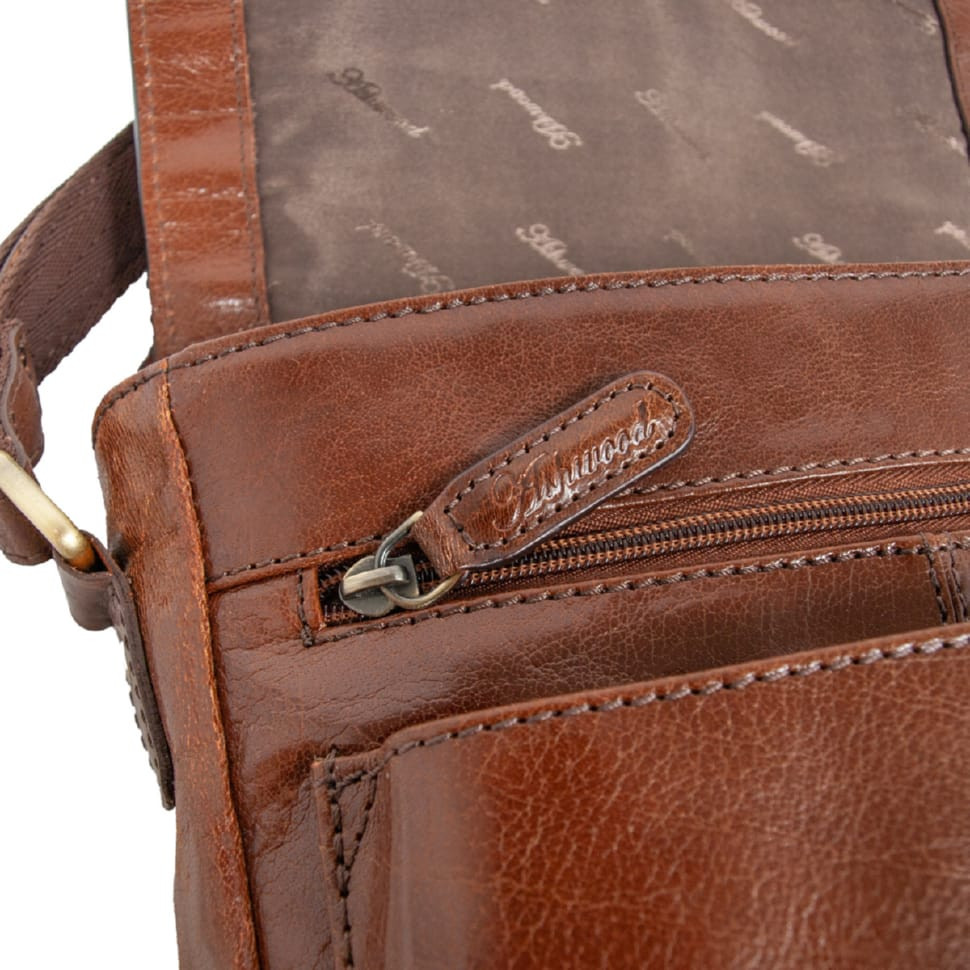 Сумка чоловіча Ashwood Benjamin Chestnut (Каштановий)