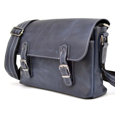 Leather messenger bag shoulder bag TARWA RK-6002-3md