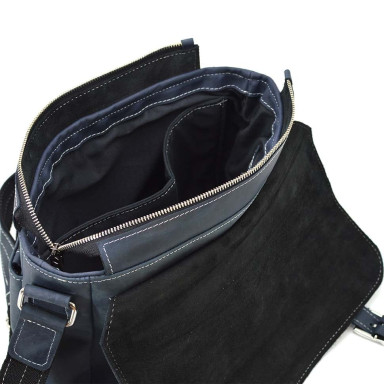 Leather messenger bag shoulder bag TARWA RK-6002-3md