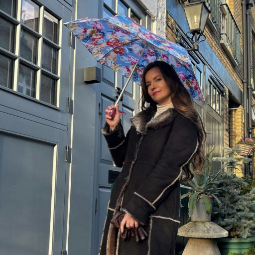 Парасолька жіноча Fulton L501-041642 Pretty Peony (Мила півонія)