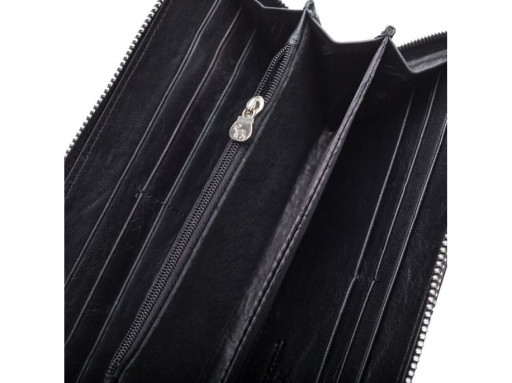 Чорний шкіряний гаманець Marco Coverna MC7003-1
