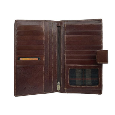 Leather wallet Vernazza 3237 moro brown