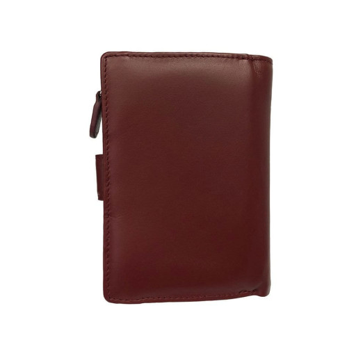 Leather wallet New Rainbow 1654 rosso red