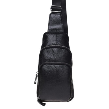 Мужской кожаный рюкзак Borsa Leather K15058-black