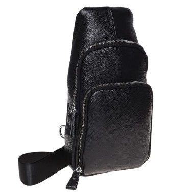 Мужской кожаный рюкзак Borsa Leather K15058-black