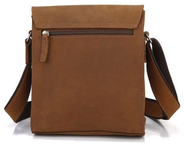 Men's bag Vintage 14159 made of vintage leather Brown