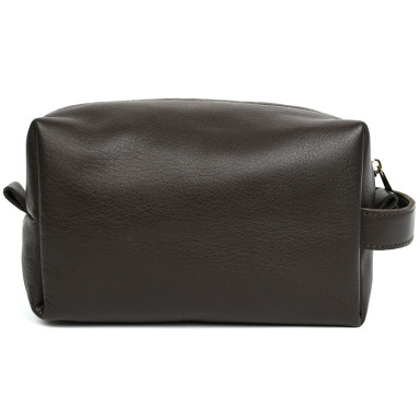 Leather vanity case TARWA GC-8033-4lx, brown Nappa