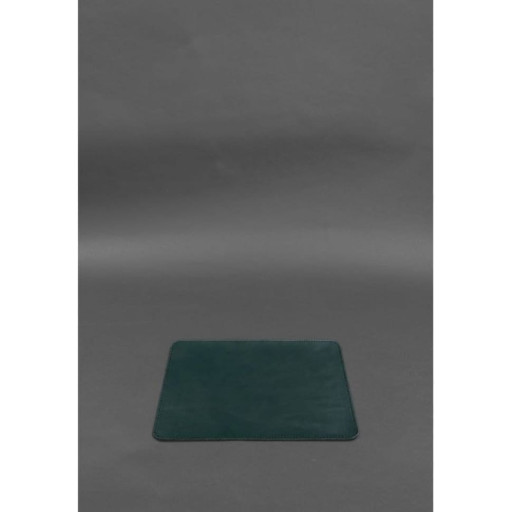 Килимок для мишки з натуральної шкіри 1.0 зелений краст