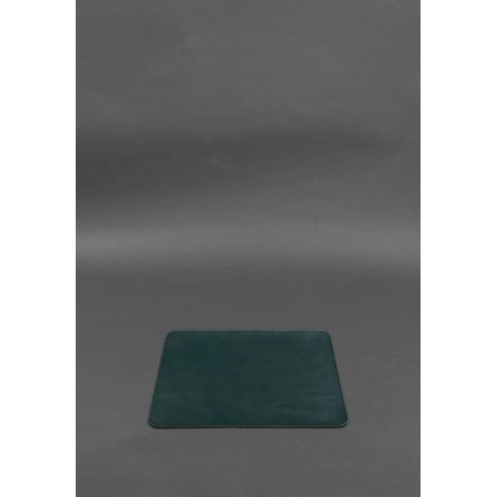 Килимок для мишки з натуральної шкіри 1.0 зелений краст