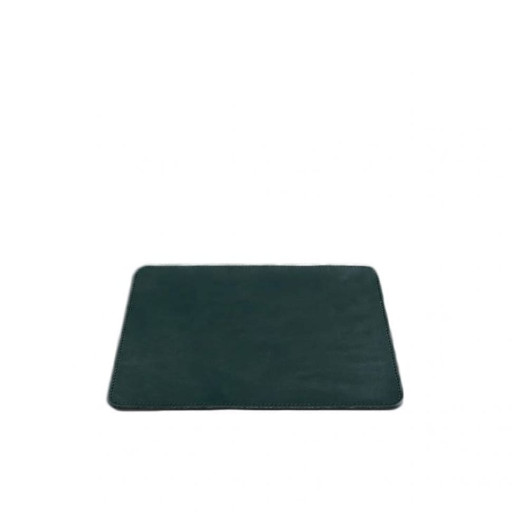 Килимок для мишки з натуральної шкіри 1.0 зелений краст