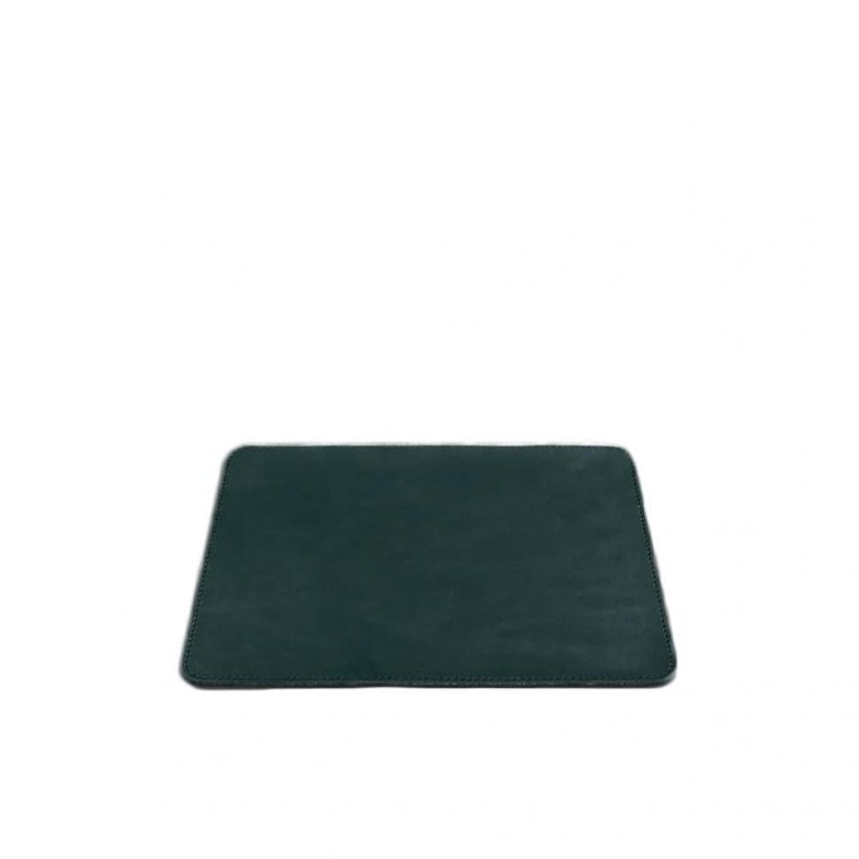 Килимок для мишки з натуральної шкіри 1.0 зелений краст