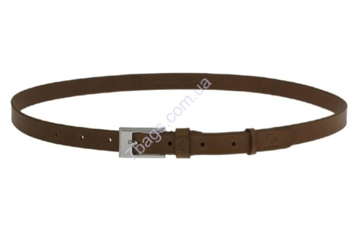 Ремінь жіночий Lungo GP Grande Pelle шоколад 20 мм Італія