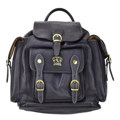 Pratesi BNE346 - Backpack Montalbano in cow leather B346 Backpack Montalbano B346 Black