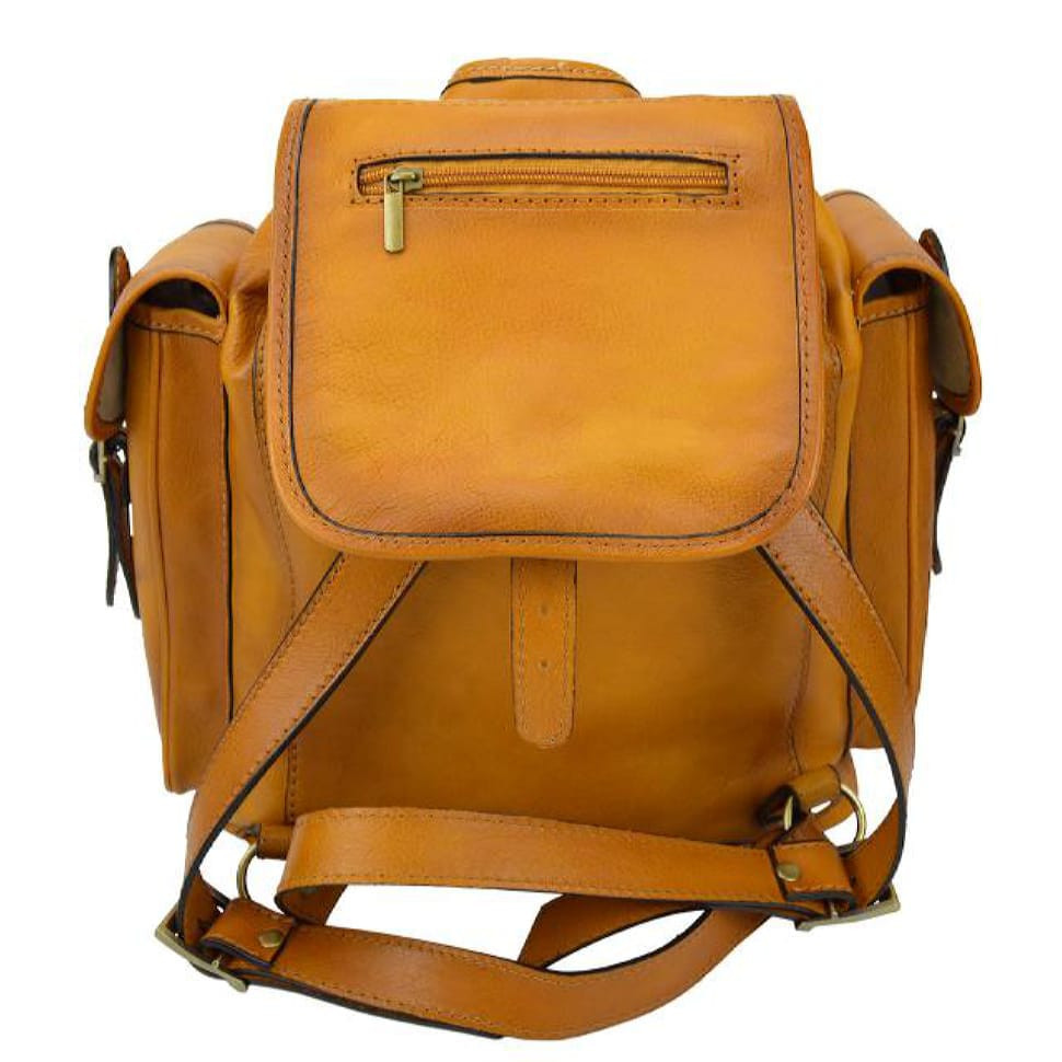 Pratesi BNE346 - Backpack Montalbano in cow leather B346 Backpack Montalbano B346 Black