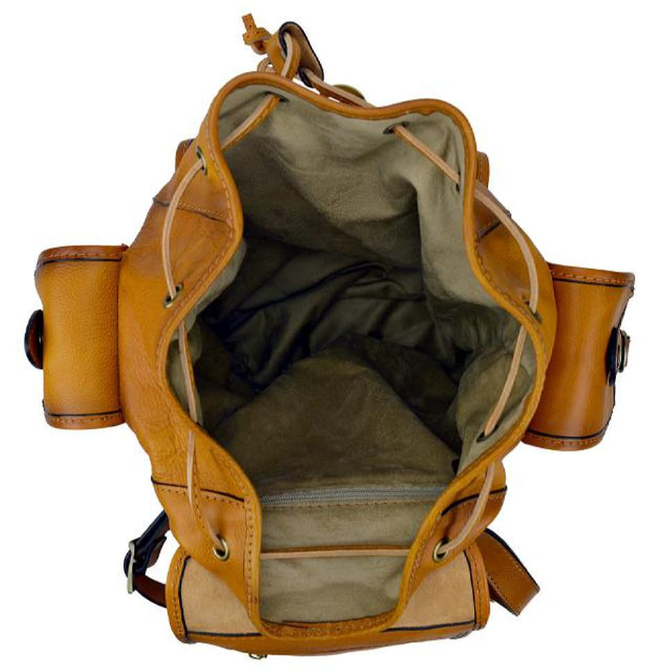 Pratesi BNE346 - Backpack Montalbano in cow leather B346 Backpack Montalbano B346 Black