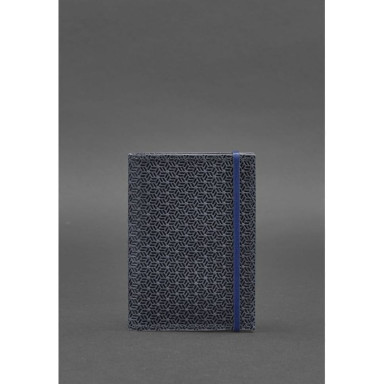 Leather Passport Cover 2.0 Carbon Blue