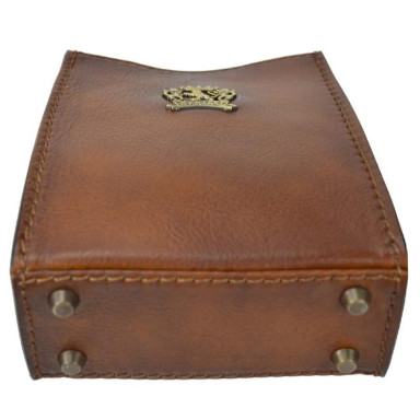 Pratesi BMA197 - Saltino B197 Cross Body Bag in cow leather Saltino B197 Brown