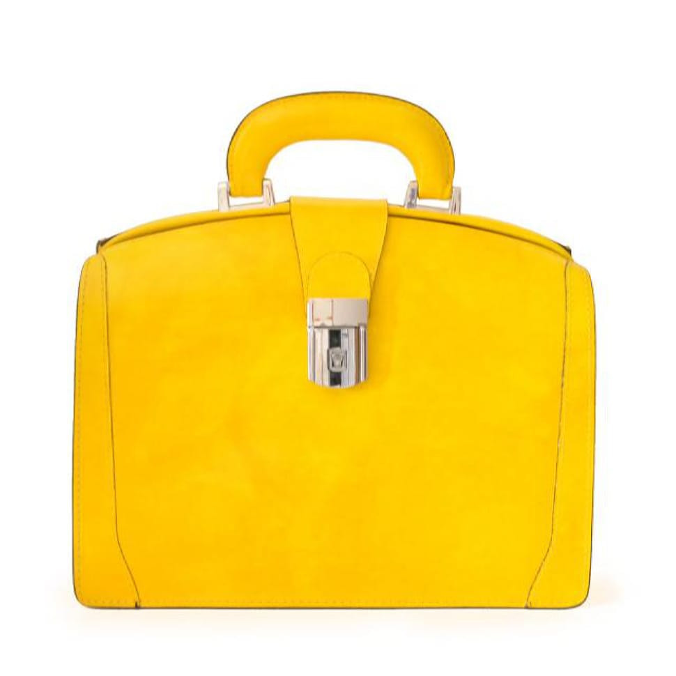 Pratesi RYE120/29T - Miss Brunelleschi R120/29T Bag in cow leather Radica Yellow