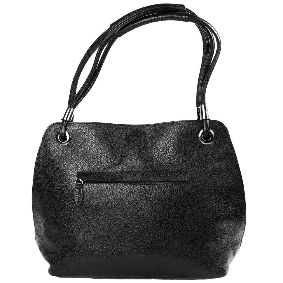 Сумка женская кожаная Desisan 7146-011 черный флотар