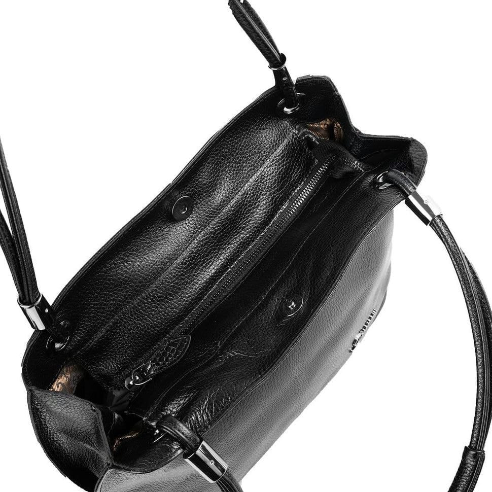 Сумка женская кожаная Desisan 7146-011 черный флотар