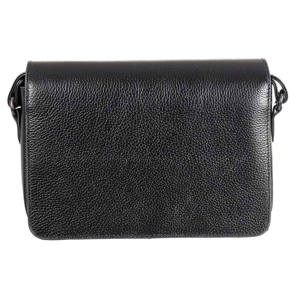 Сумка жіноча шкіряна Desisan 4036-011 чорний флотар