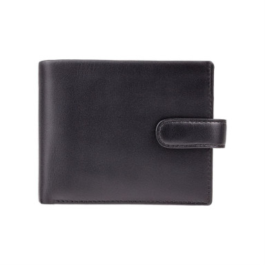 Men's wallet Visconti PM102 Leonardo with RFID (Black Blue)