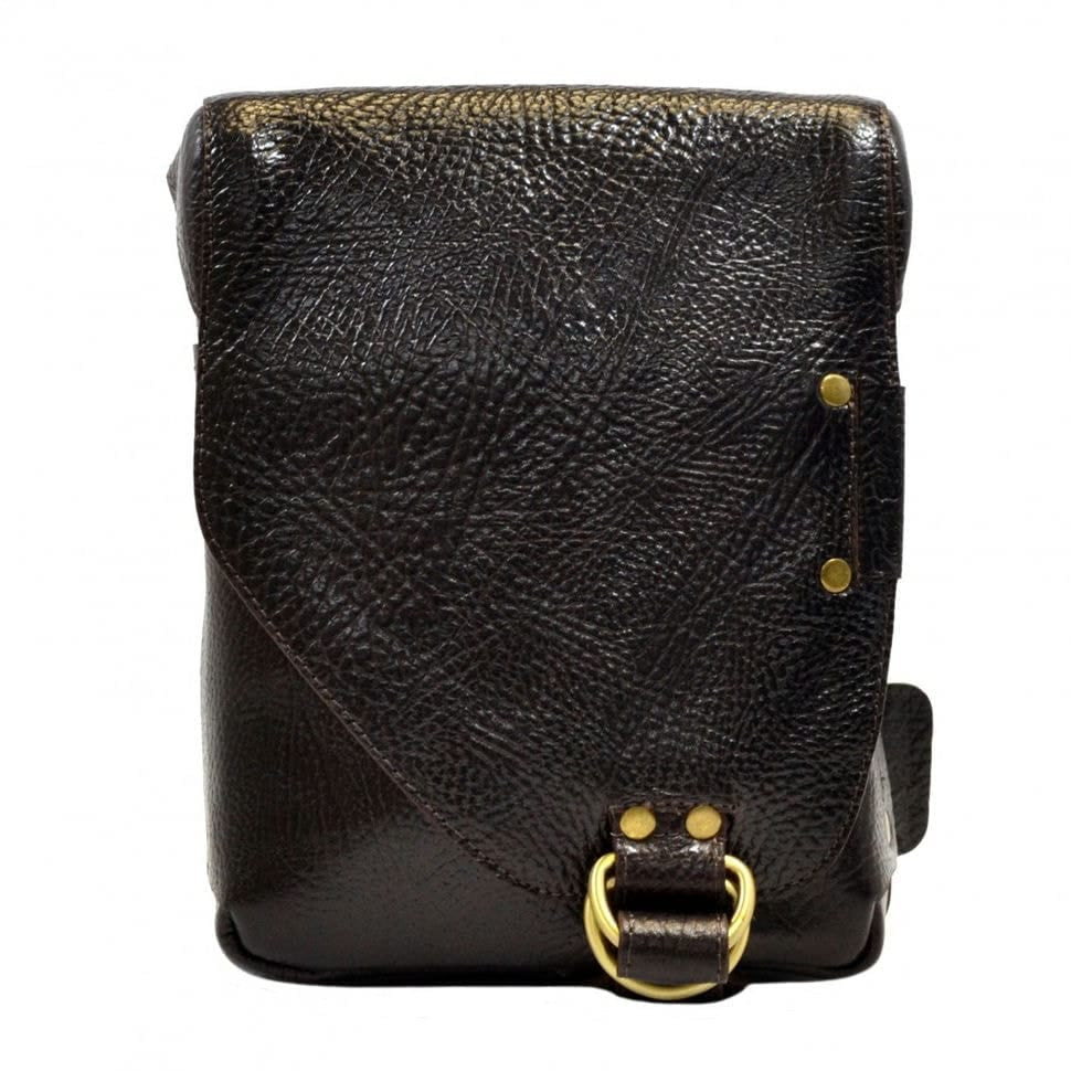 Барсетка м'яка шкіряна Tony Bellucci 5079-886 коричневий флотар