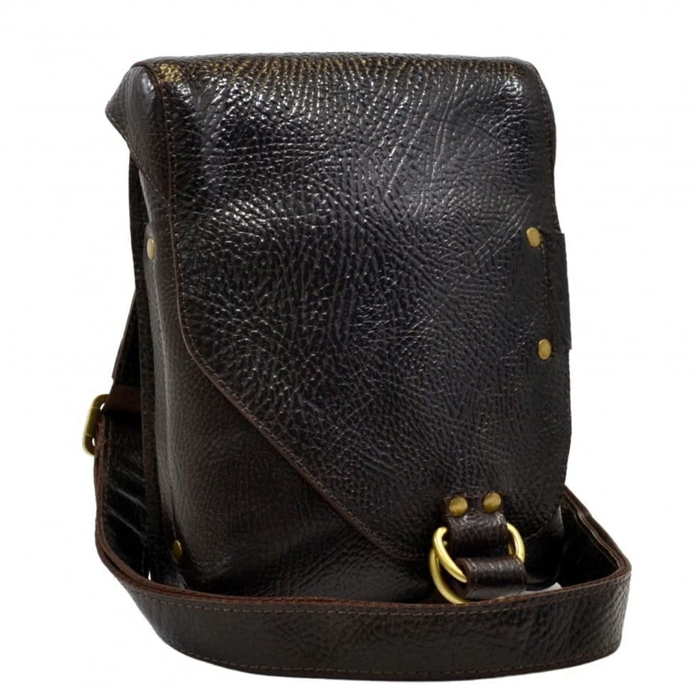 Барсетка м'яка шкіряна Tony Bellucci 5079-886 коричневий флотар