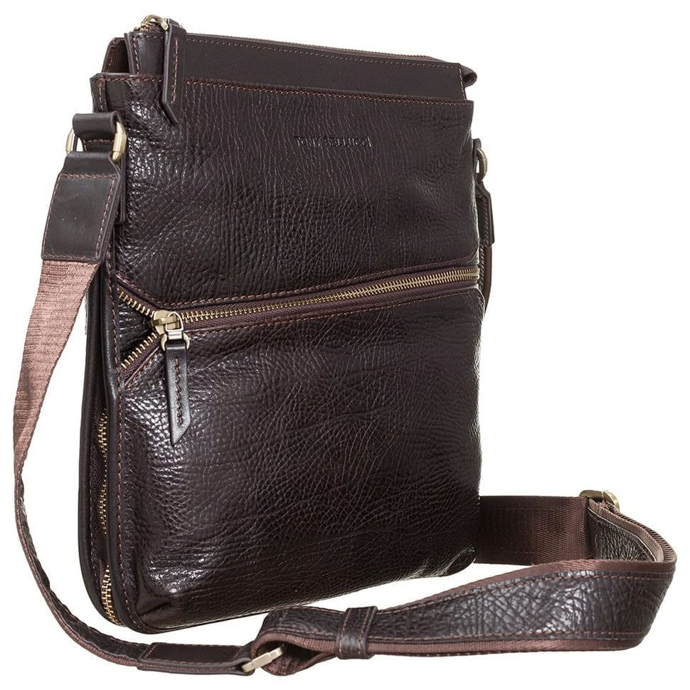 Барсетка м'яка Tony Bellucci 5029-886 коричневий флотар