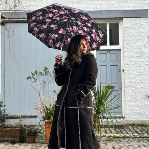 Парасолька жіноча Fulton L354-041666 Minilite-2 Delicate Floral (Ніжні квіти)