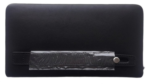 Чорний чоловічий шкіряний клатч Marco Coverna TR8742A