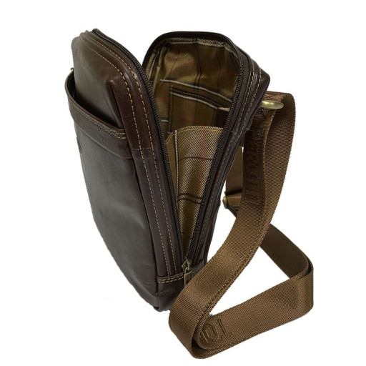 Сумка шкіряна Italico 6001 moro коричневий