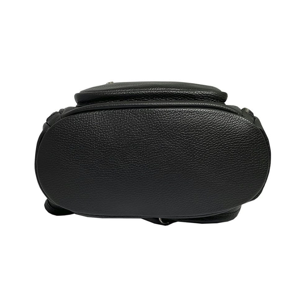 Сумка жіноча шкіряна Рюкзак Borsa CA04C-17BK nero чорна