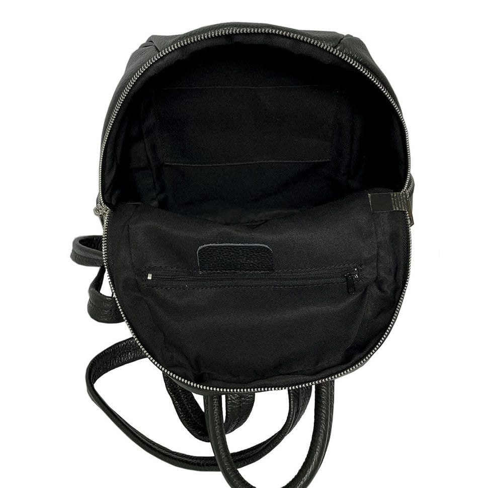 Сумка жіноча шкіряна Рюкзак Borsa CA04C-17BK nero чорна