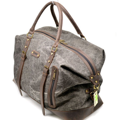 Сумка дорожня парусина канвас і шкіра RG-8310-4lx TARWA