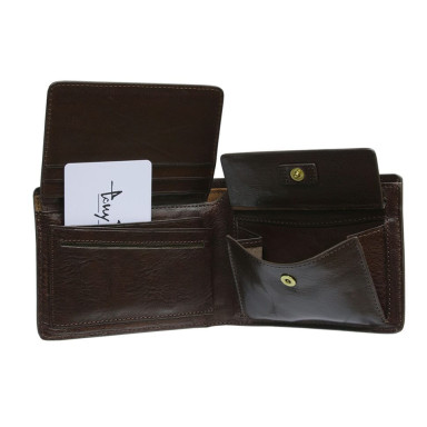 Leather wallet Metropolis 3540 camel sand
