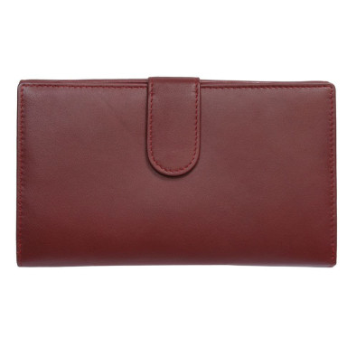 Leather wallet Cortina 5073 rosso red