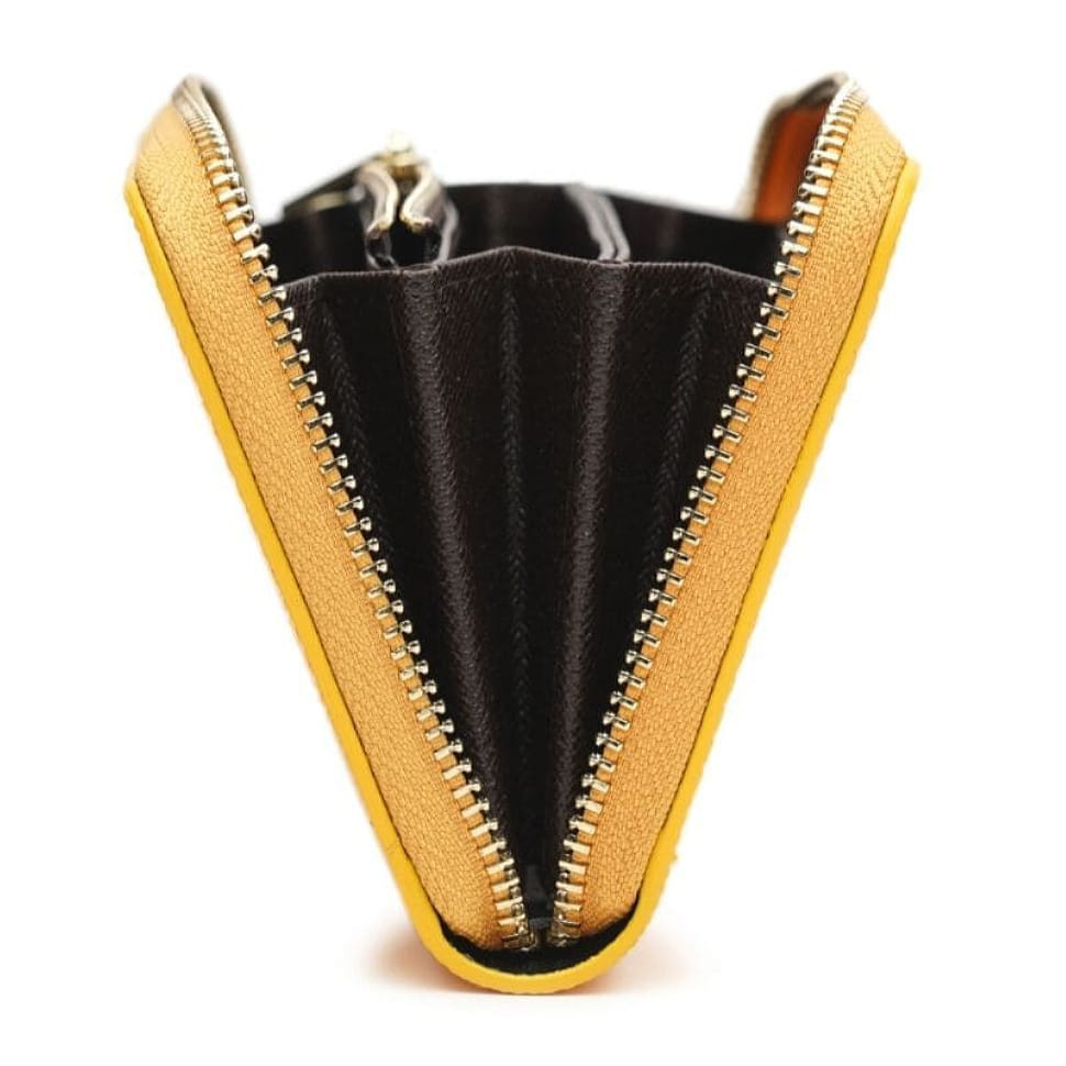 Жіночий гаманець на блискавці V1WLT07-yellow