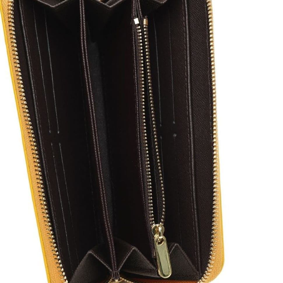 Жіночий гаманець на блискавці V1WLT07-yellow