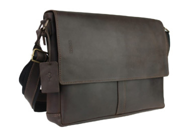 Large leather document bag A4 Sullivan 742-6-1(45)