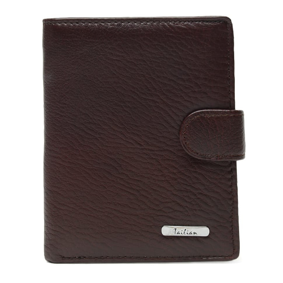 Чоловічий шкіряний гаманець V1T228D-H97-BE-crimsom