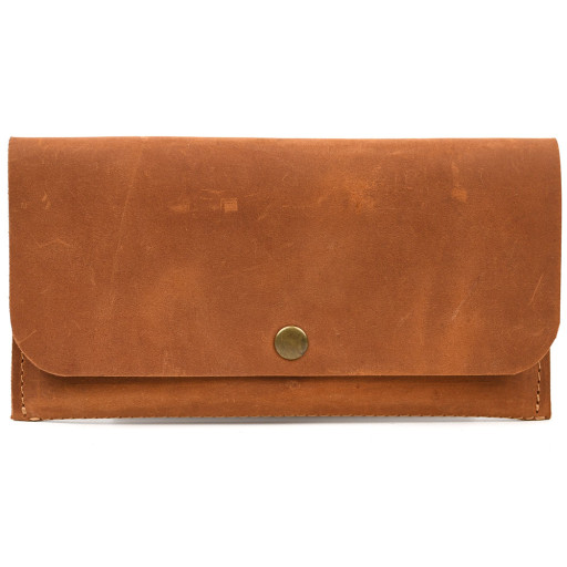 Кошелек кожаный на кнопке TARWA RB-2024-4lx