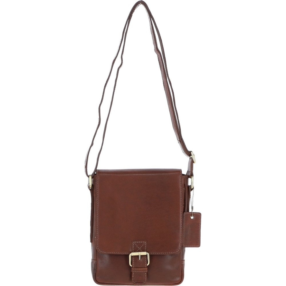 Сумка чоловіча Ashwood Q42 Chestnut (Коричневий)