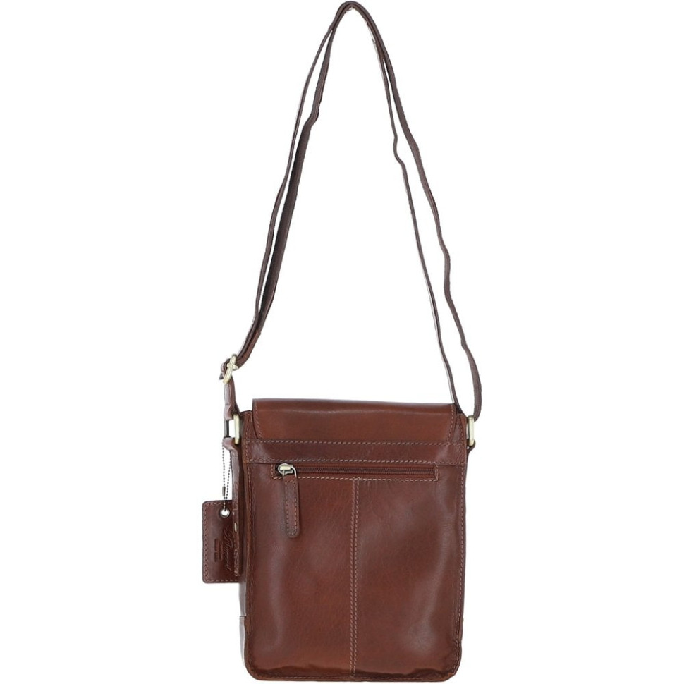 Сумка чоловіча Ashwood Q42 Chestnut (Коричневий)