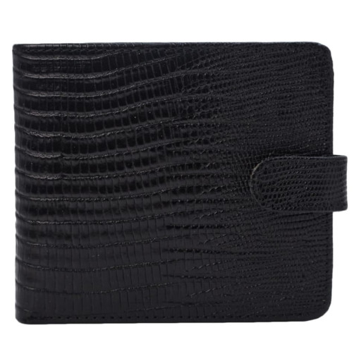 Портмоне шкіра BOND 547-902 чорний лазер