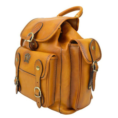 Pratesi BCH346 - Backpack Montalbano in cow leather B346 Backpack Montalbano B346 Chianti
