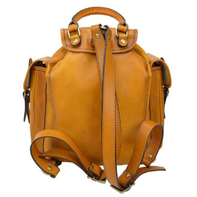 Pratesi BCH346 - Backpack Montalbano in cow leather B346 Backpack Montalbano B346 Chianti