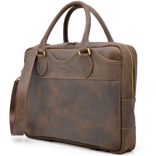 Ділова чоловіча сумка з натуральної шкіри Crazy Horse RC-8839-4lx TARWA