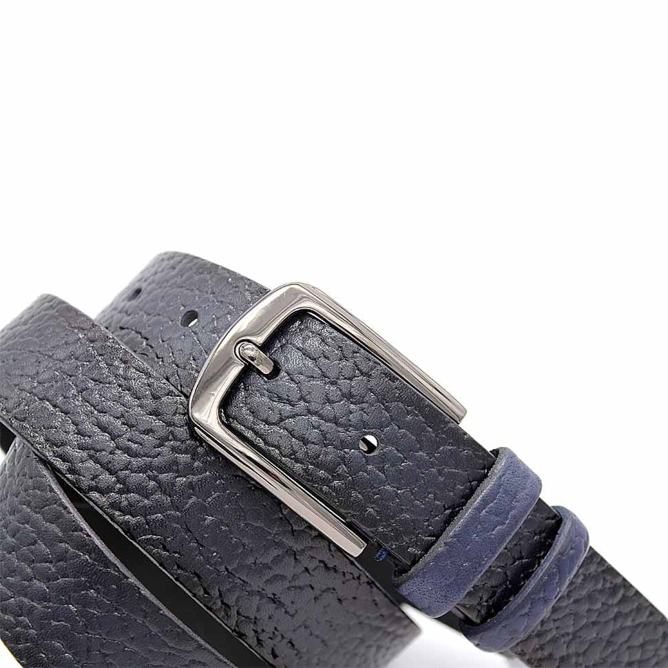 Синій ремінець шкіряний флотар TARWA A13562-27 ширина 35мм